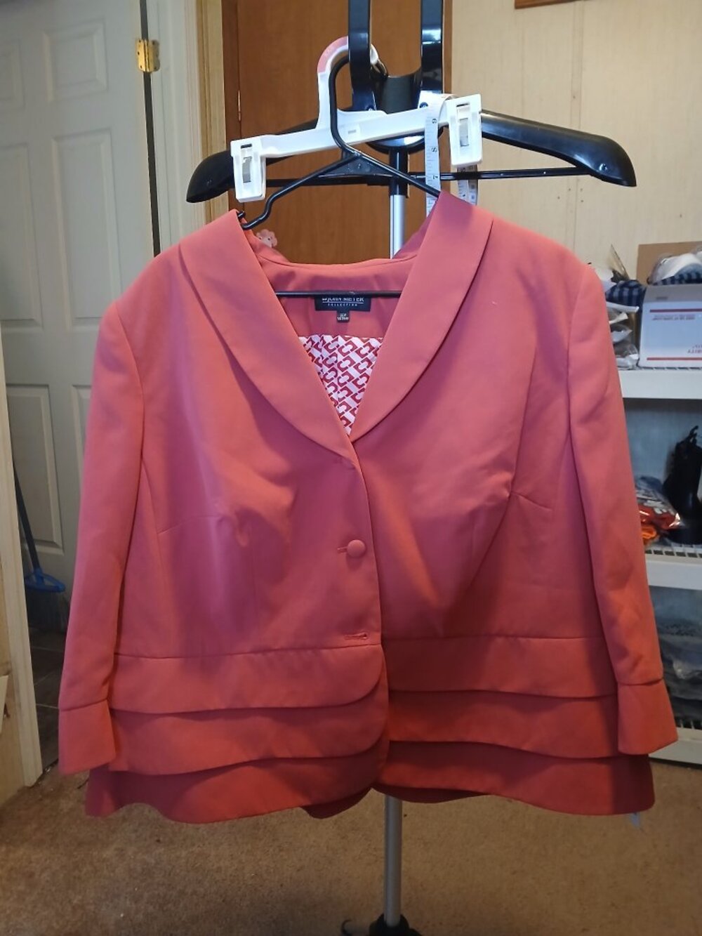 Coral pink women’s blazer